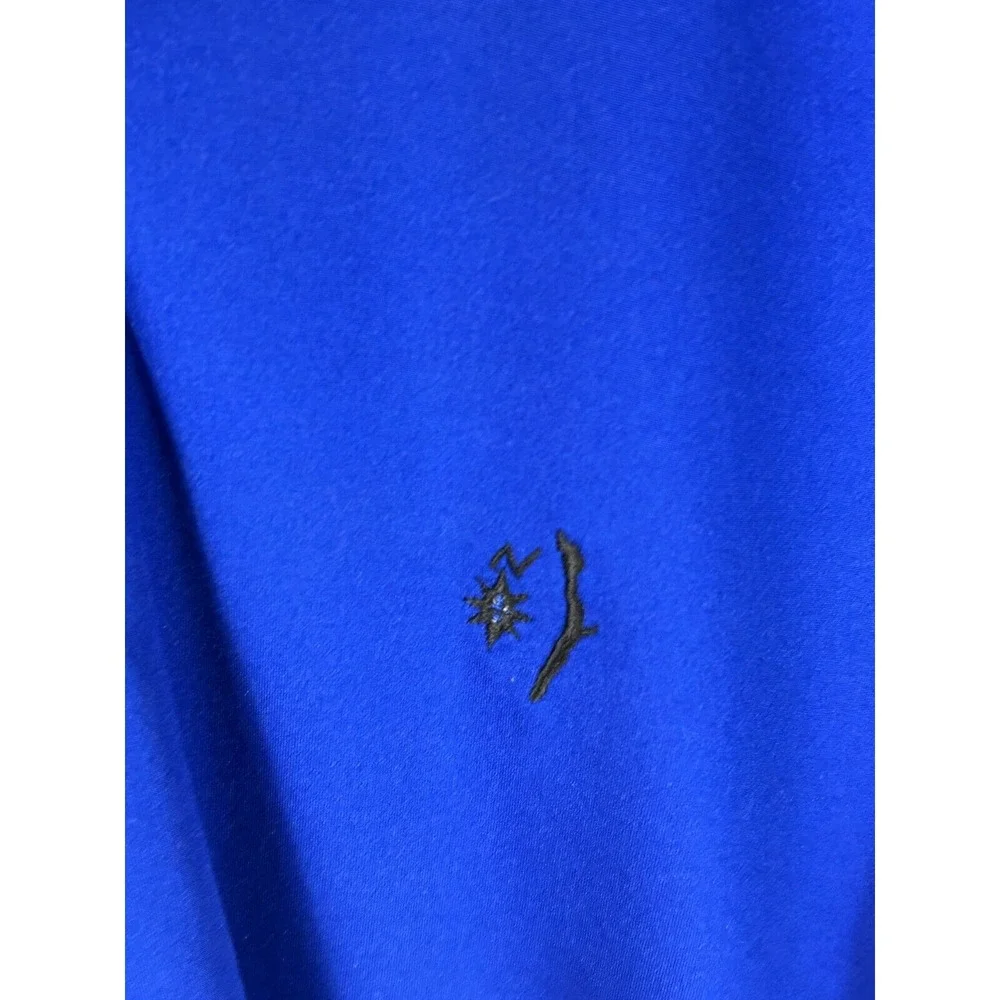 Ralph Lauren RLX Solid Blue Short Sleeve Golf Polo Shirt Mens XL - Picture 6 of 8